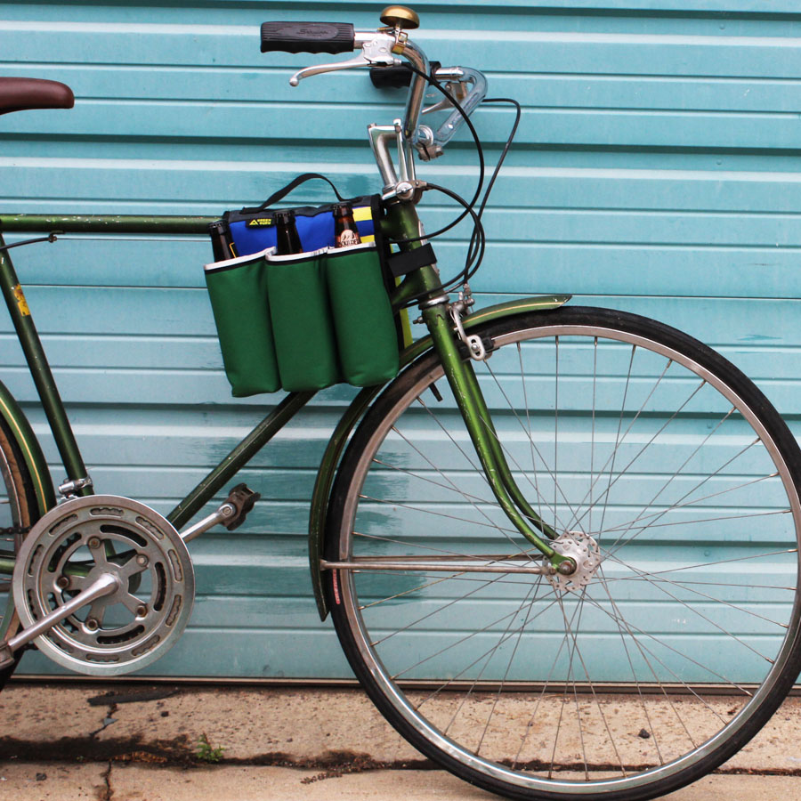 Green Guru Sixer 6-Pack Top Tube Holder Chicago Bike Shop