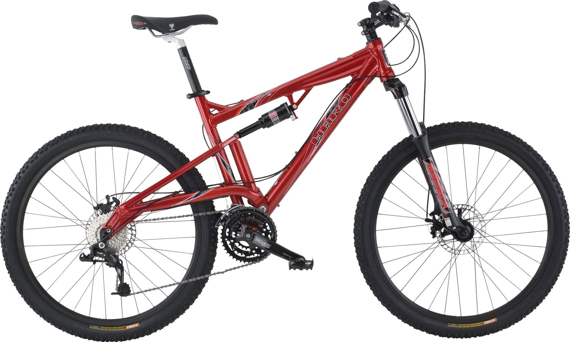 Горный велосипед с двумя амортизаторами