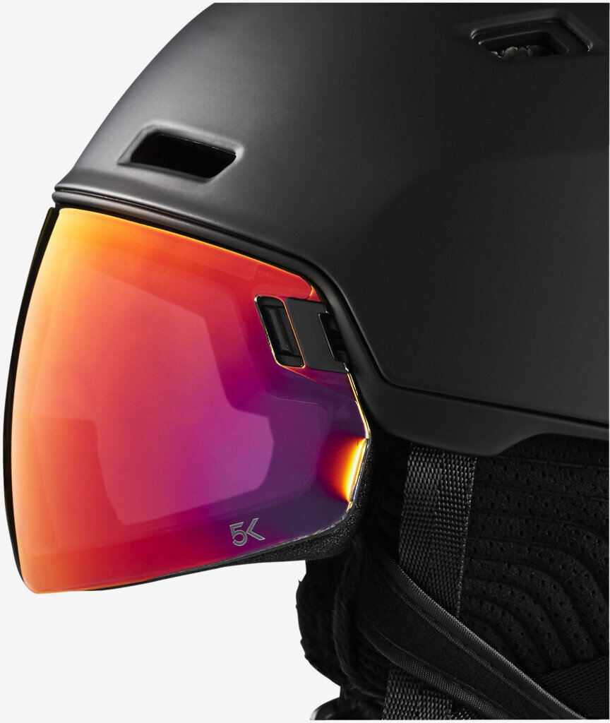 HEAD バイザー付き ブラックヘルメット　radar Head Radar Visor Ski Helmet - Helmets Alpine Skiing