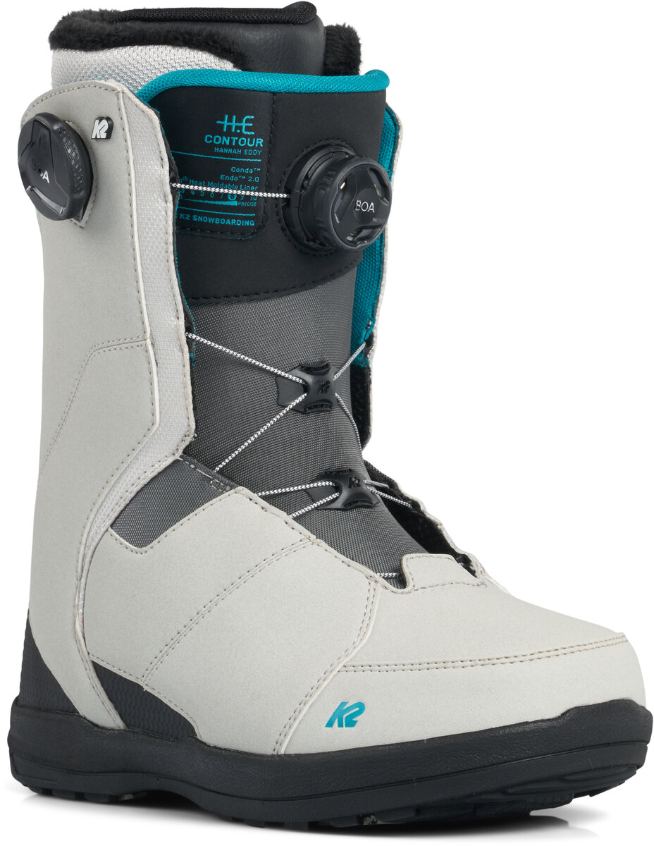 スノーボード 22.5 K2 CONTOUR DUAL BOA K2 Contour Snowboard Boots - Women's 2026 – evo