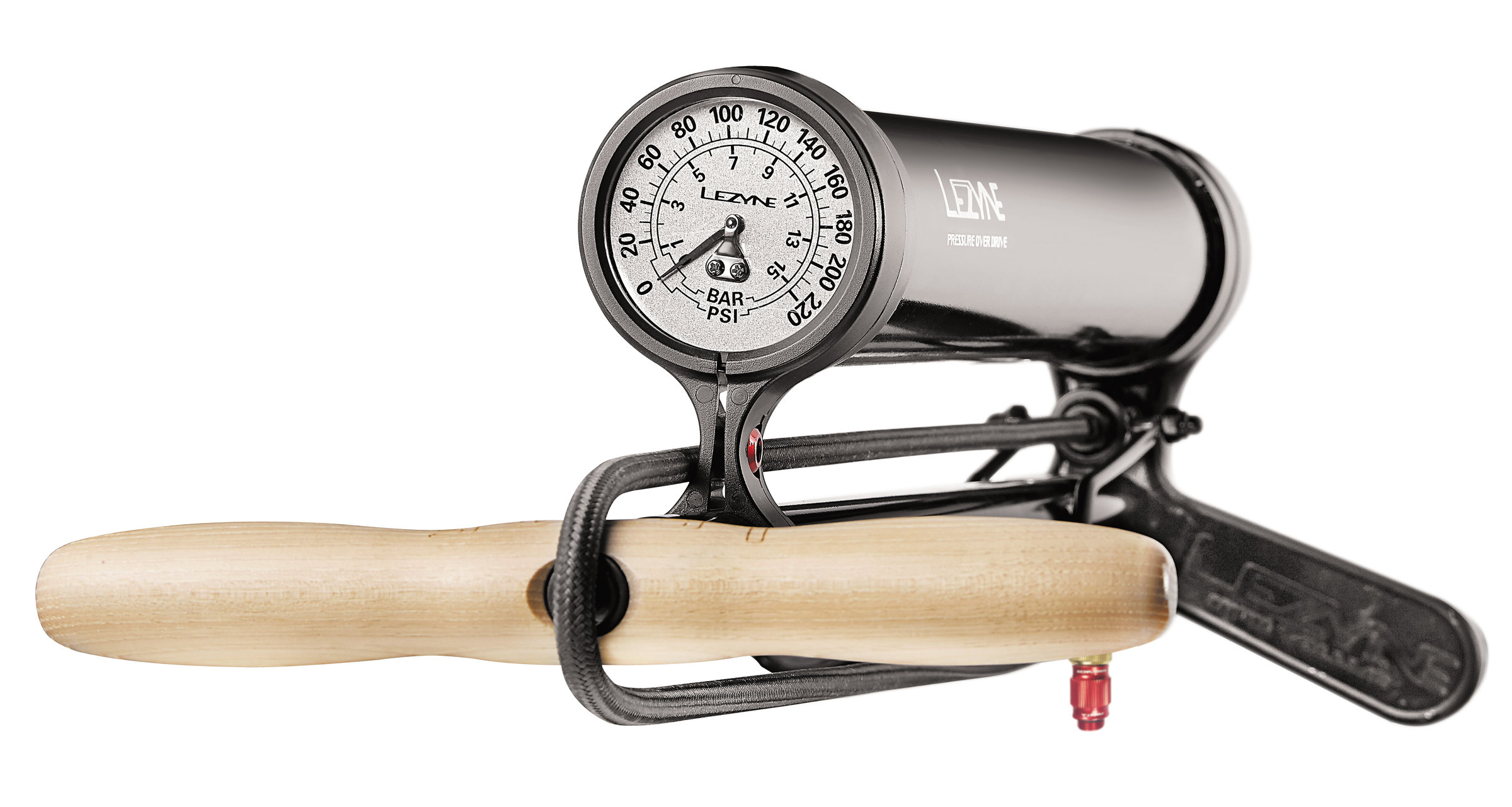 LEZYNE　PRESSURE OVER DRIVE BLACK　フロアポンプ lezyne-pressure-over-drive-