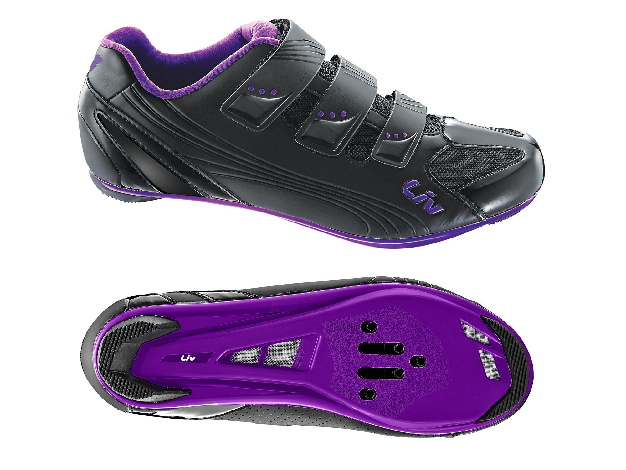 Three 3 Bolt Pattern Liv Regalo Womens Road Cycling Shoes New in Box 