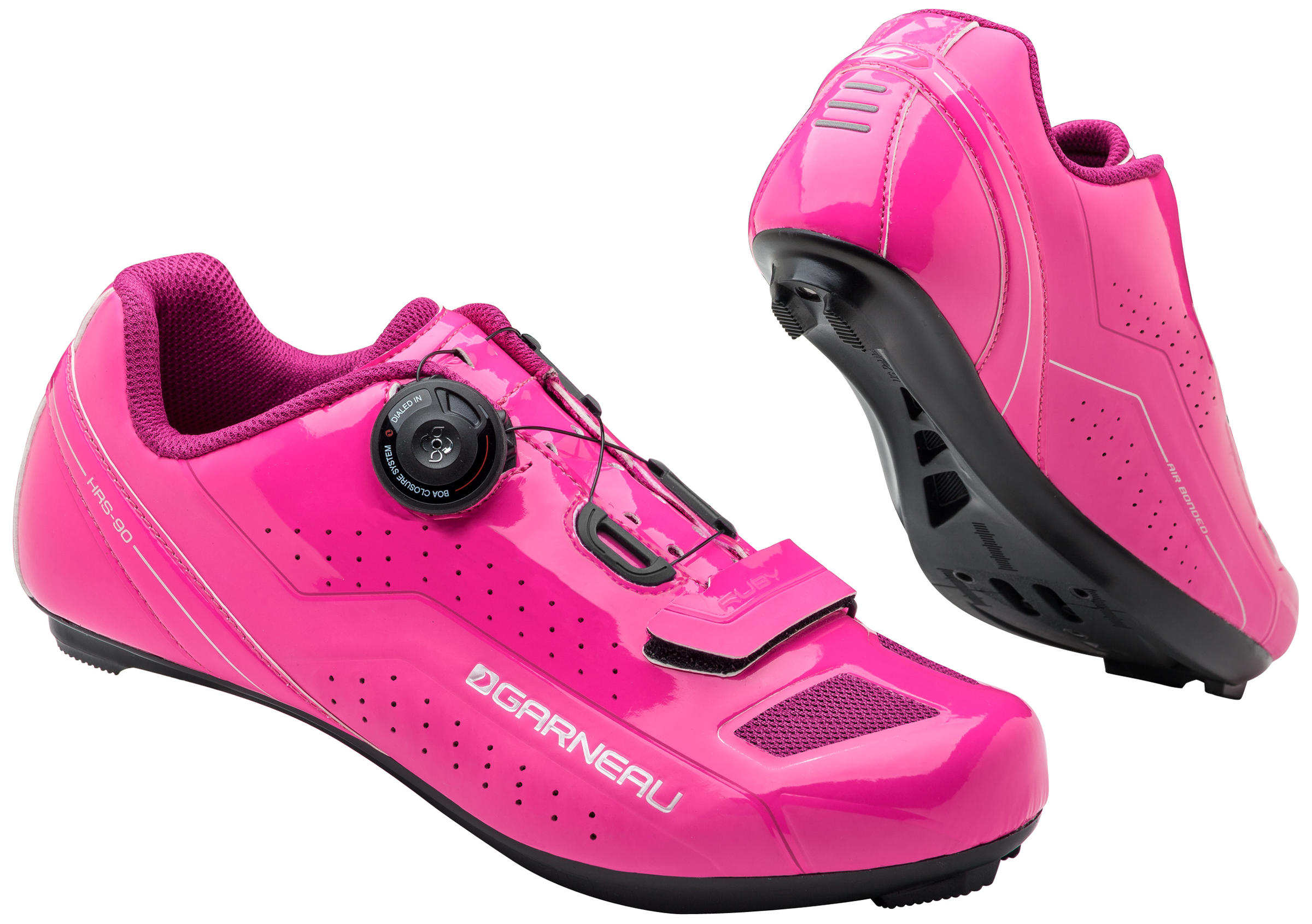 Louis Garneau Jade Women's Cycling Shoe: White/Silver/Pink - Modern Bike