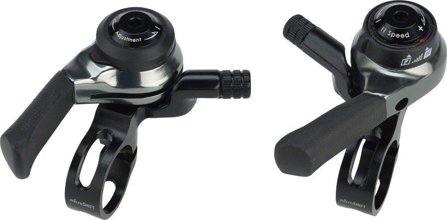 Microshift Thumb Shifter Set for Shimano Mountain - Freewheel Bike