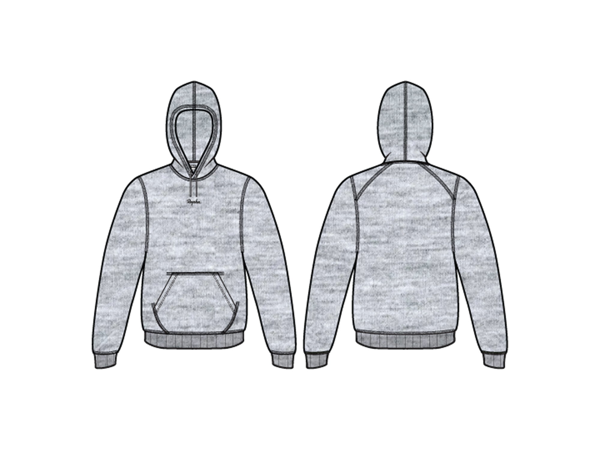 Rapha Women's Cotton Hoodie - Ten Speed Spokes - Newport, RI