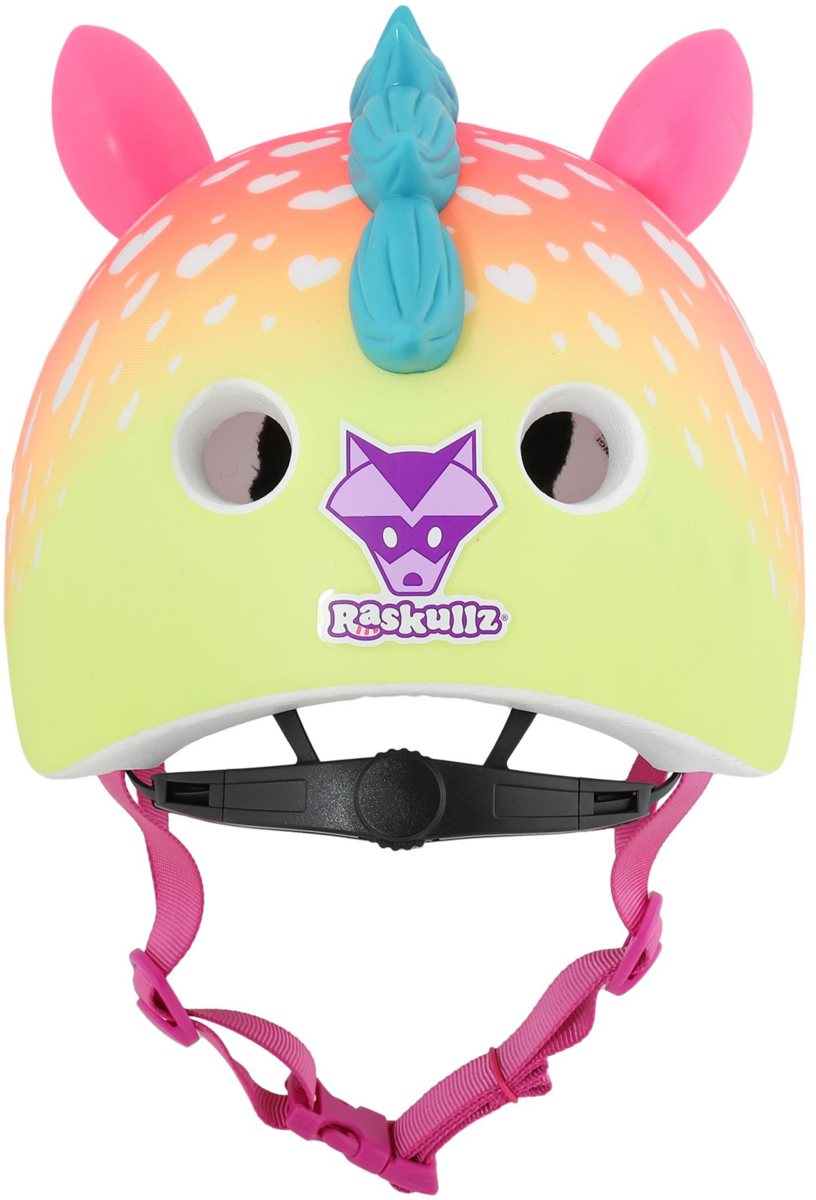 Raskullz Super Rainbow Corn Hair Helmet 3d Bike Adjustable Small 50-54 Cm for sale online 
