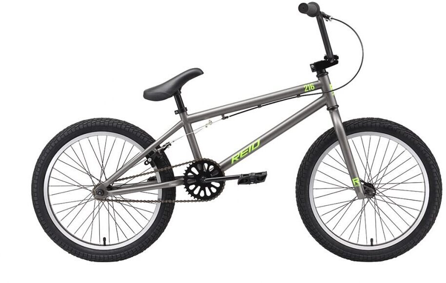 Mon BMXバイク シルバー・グリーン Reid 216 BMX Bike - Bicycle Sports