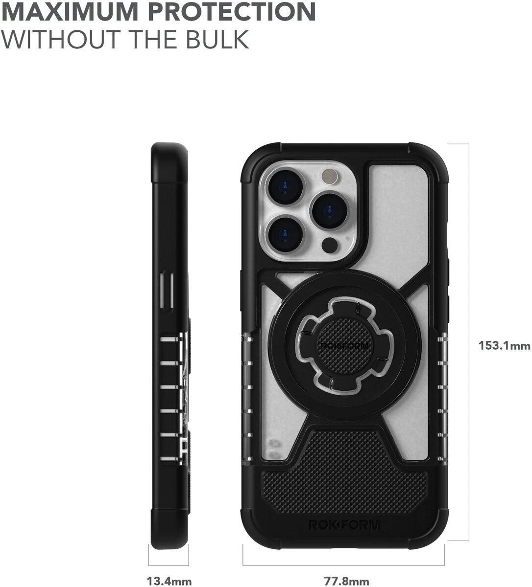 Rokform Rugged Case For IPhone 13 Pro Max – Military-Grade & MagSafe Compatible