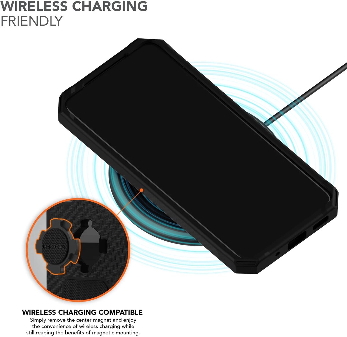 Rokform Rugged Case—Samsung Galaxy S21 Ridgeline Bike Ski