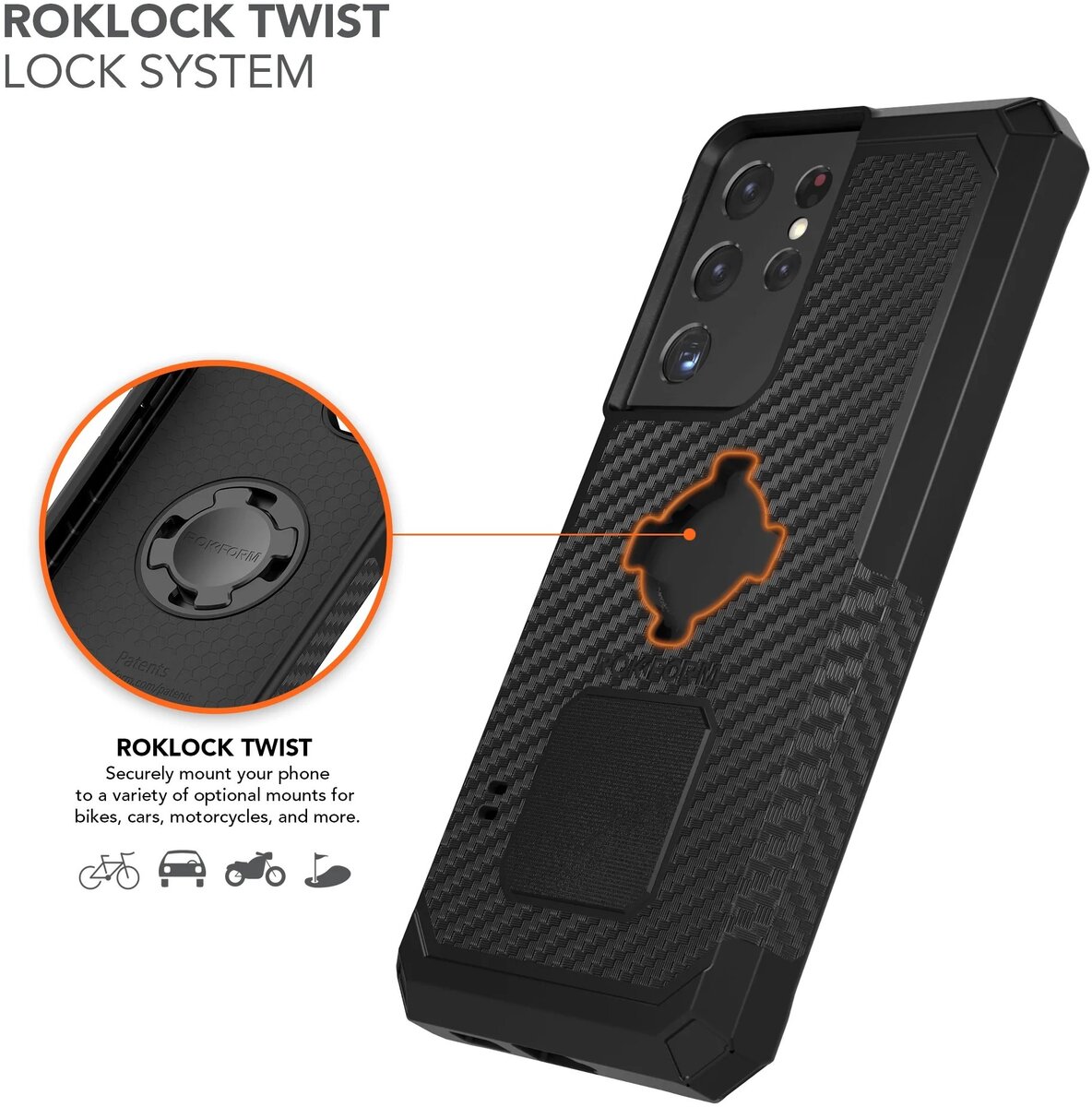 Rokform Rugged Case—Samsung Galaxy S21 Ultra The Bike Shop, AZ
