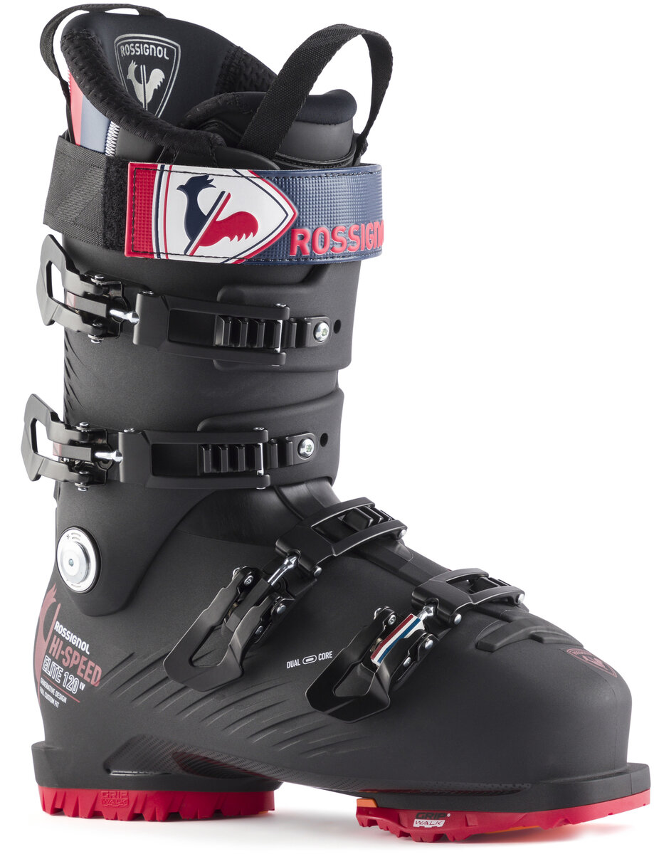 Black Rossignol All Speed 120 Ski Boots Men 26 
