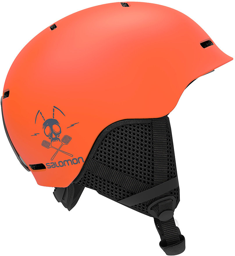 Snowboard Helmet Black Tie-dye Salomon Grom Junior Ski 
