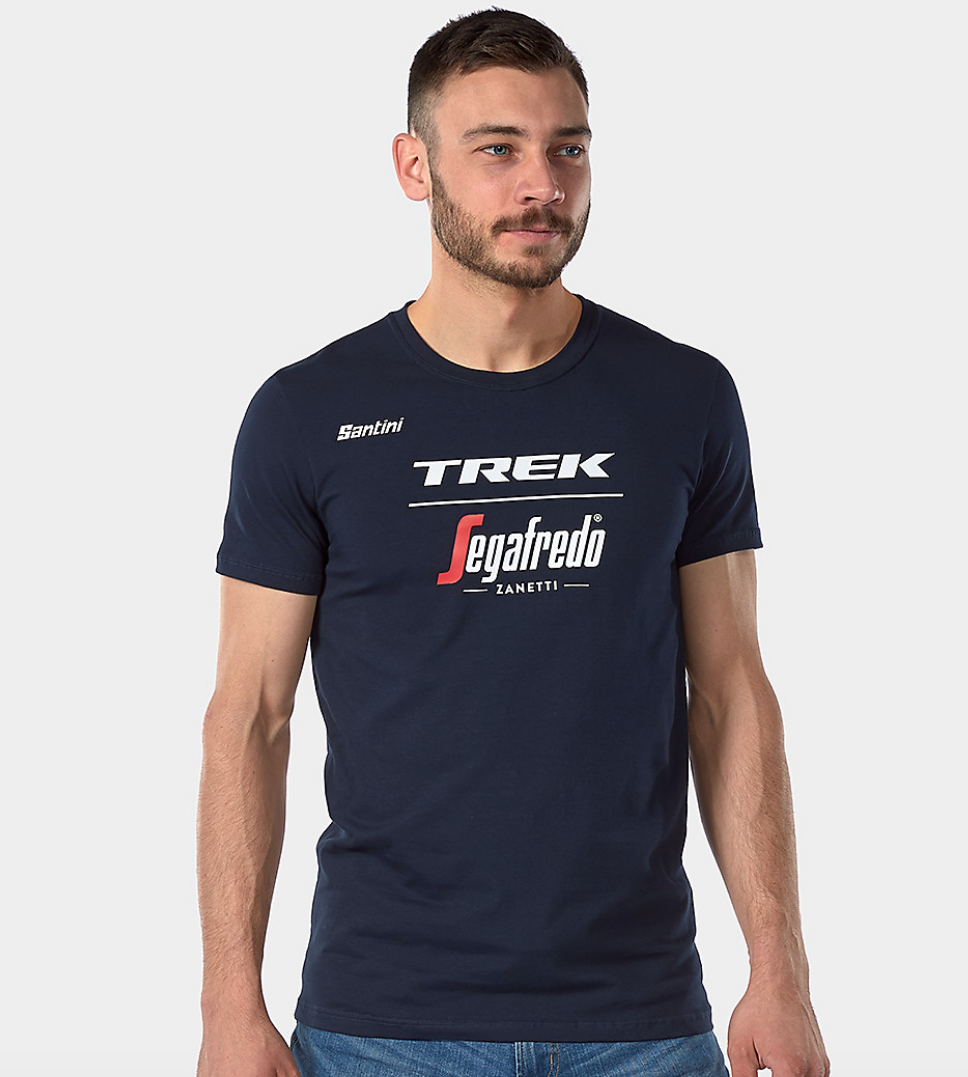 Modtager frakke ånd Santini Santini Trek-Segafredo Men's Team T-Shirt - Trek Florida
