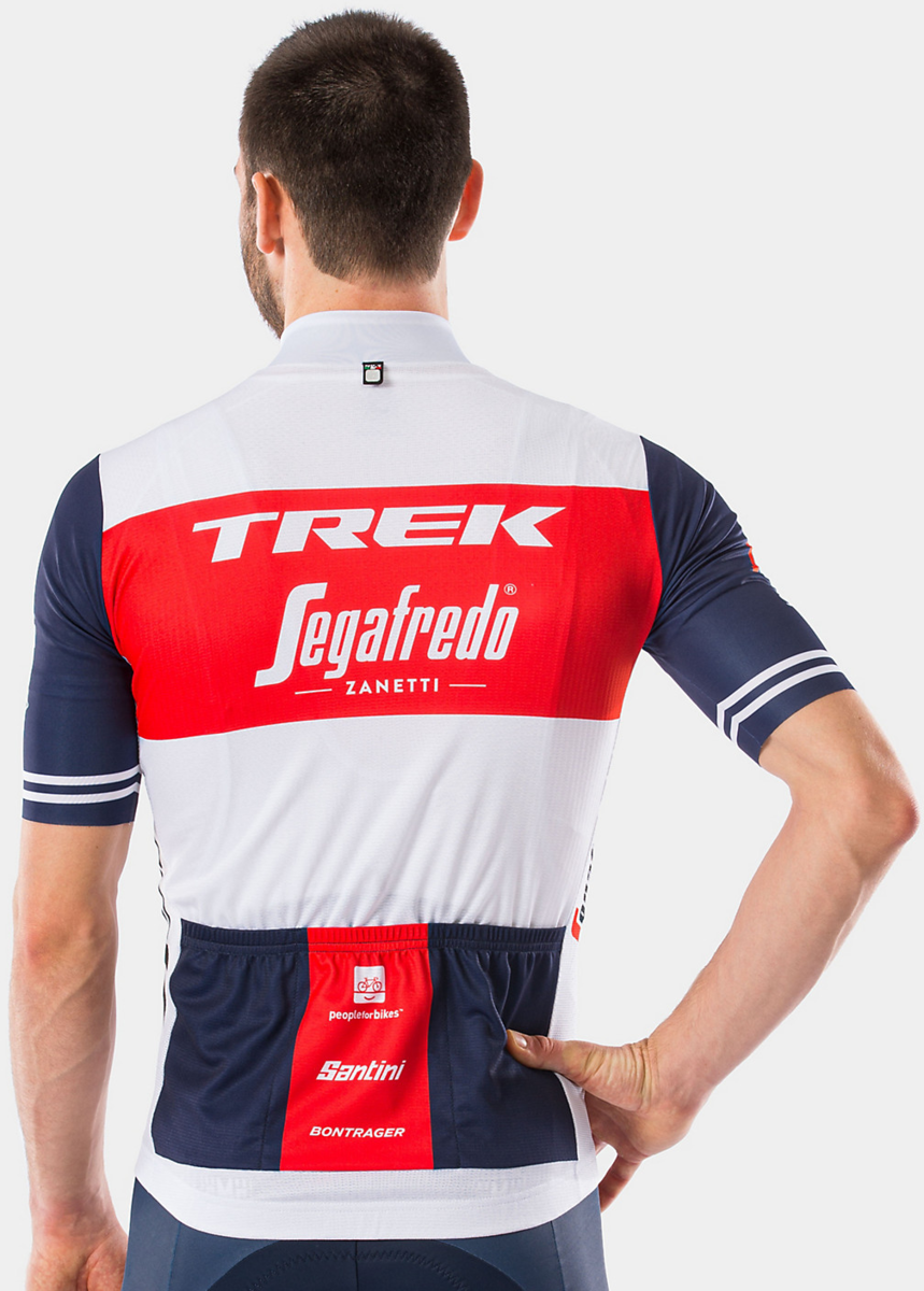 Santini Trek-Segafredo Men's Team Race Replica Jersey - Trek