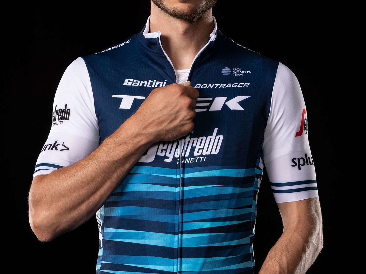 Santini Trek-Segafredo Men's Team Replica Cycling Jersey - CAMDEN