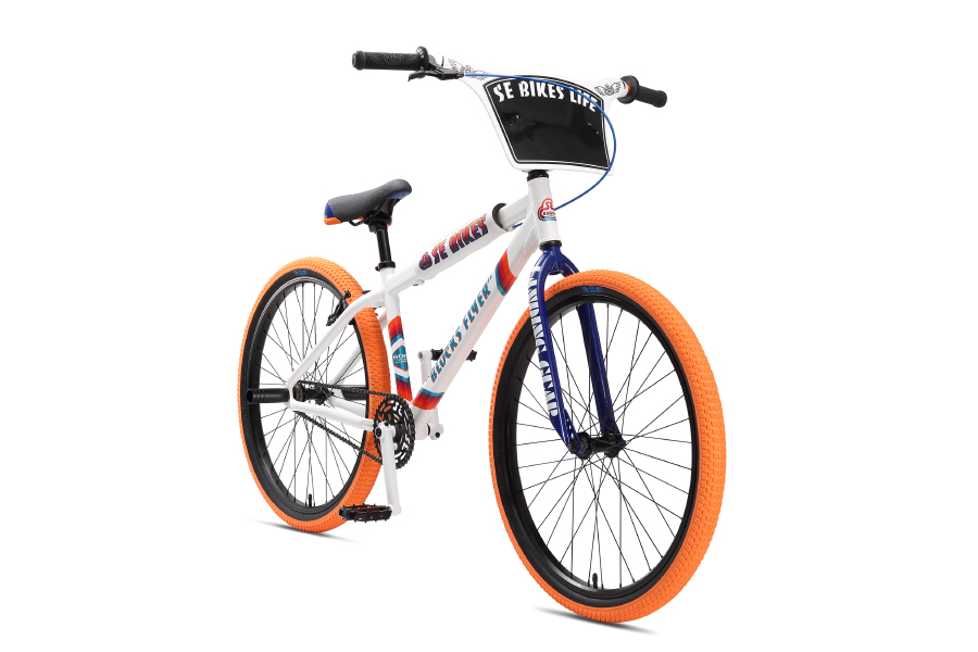 SE Vans Blocks Flyer 26-inch BMX Freestyle Bike-White at J&R Bicycles – J&R  Bicycles, Inc.