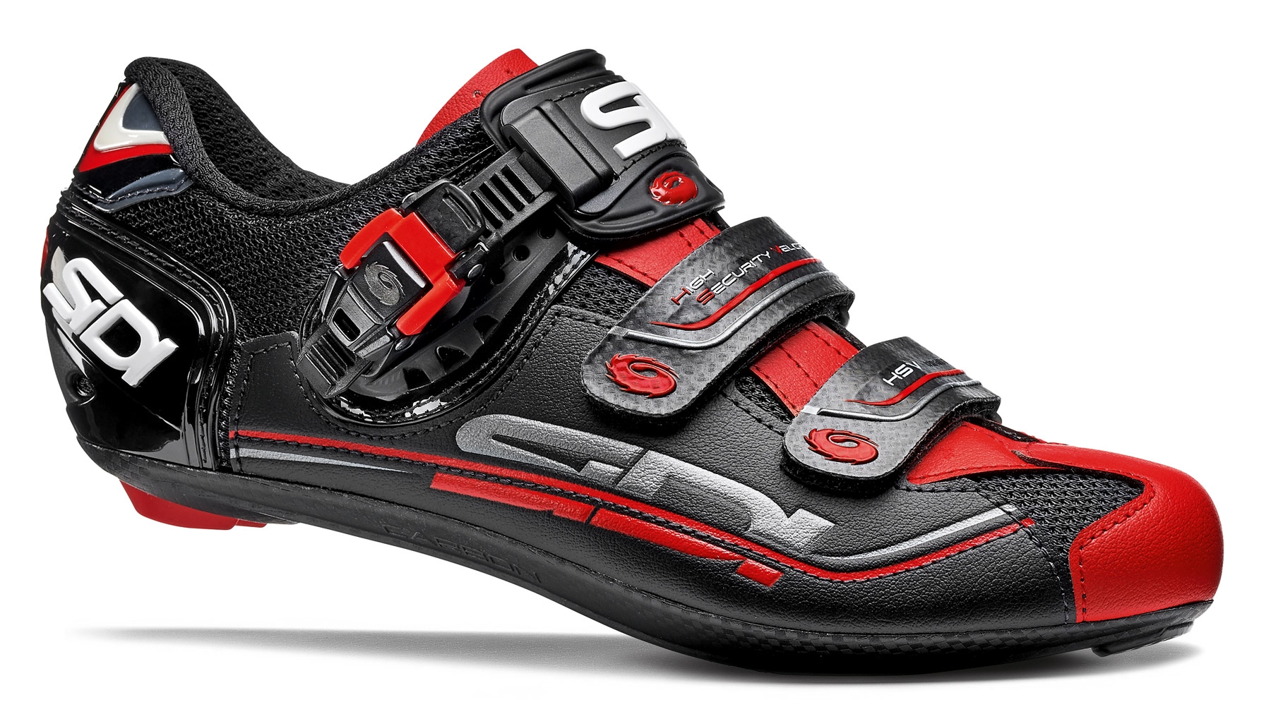 New SIDI Genius 7 Road Bike Cycling Shoes Black Red EU41-EU44 