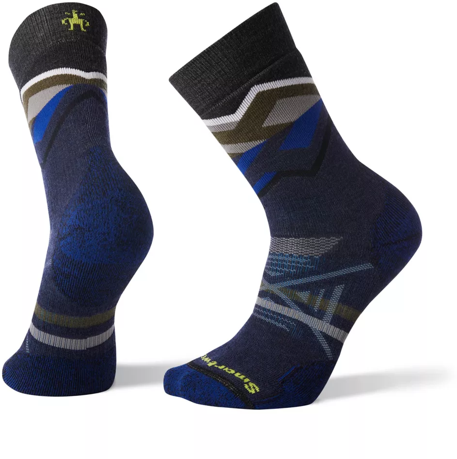 Smartwool Phd Outdoor Medium Pattern Crew Socks Village Sport Shop Lyndonville Vt