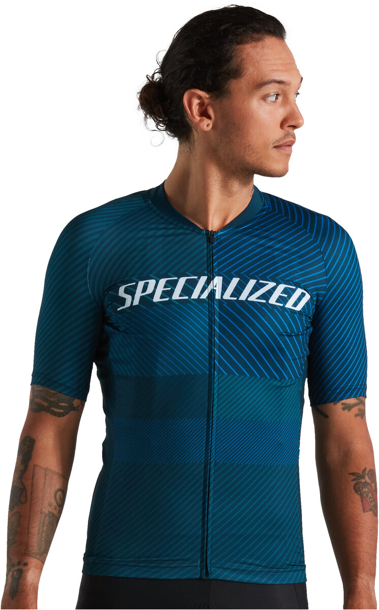 Specialized Men's SL+ Logo Stripe Short Sleeve Jersey - SV Cycle