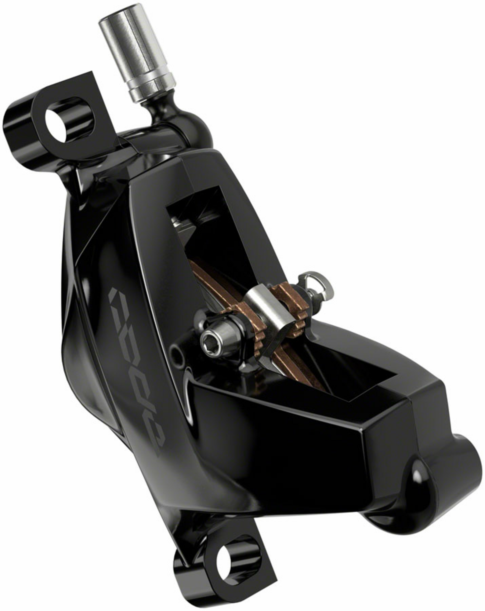 SRAM Code Silver Stealth 4-Piston Disc Brake and Lever - Freewheel