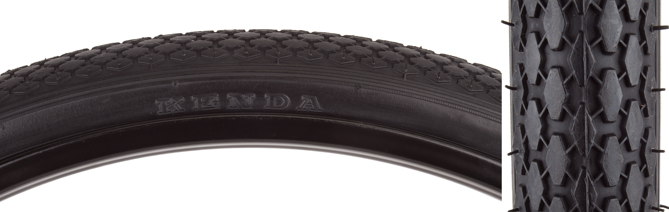 SUNLITE STREET S-7  26" x 1-3/4"  BLACK/WHITEWALL BICYCLE TIRE 