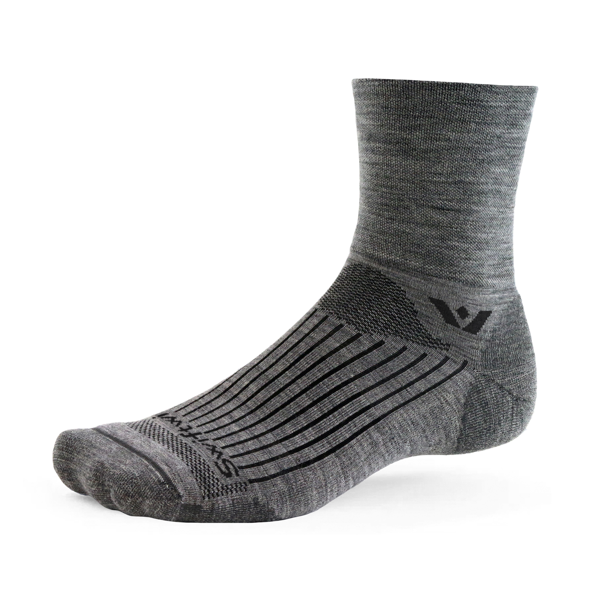 Swiftwick Pursuit Quarter Crew High Socks - The Bike Shoppe Ogden