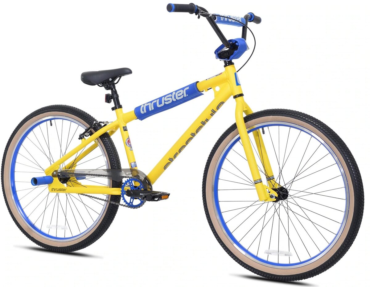 2020 SE Bikes Blocks Flyer 26 black w/yellow wheels