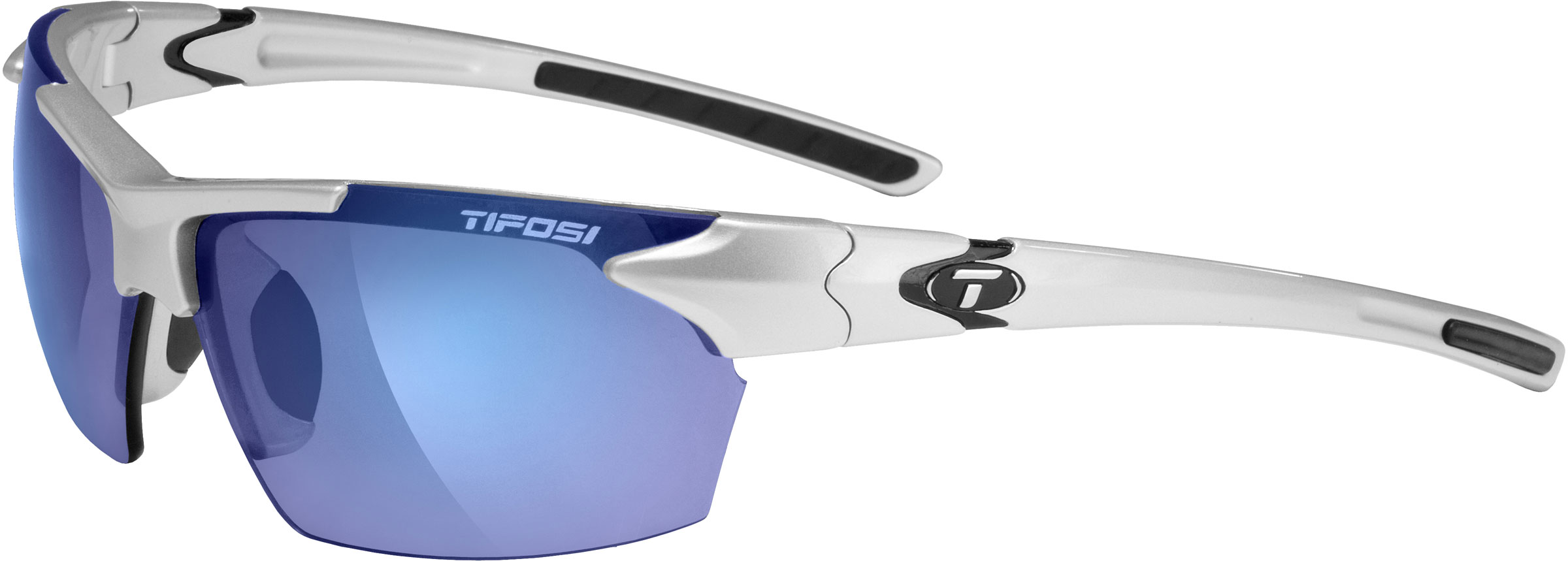 Smoke Red Lenses Tifosi Jet Sunglasses Golf/Sports Eyewear Matte White Frame 