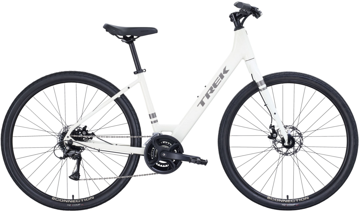 trek bicycle verve 1 Disc Low Step Era White easy to handle Verve 1 Disc - Trek