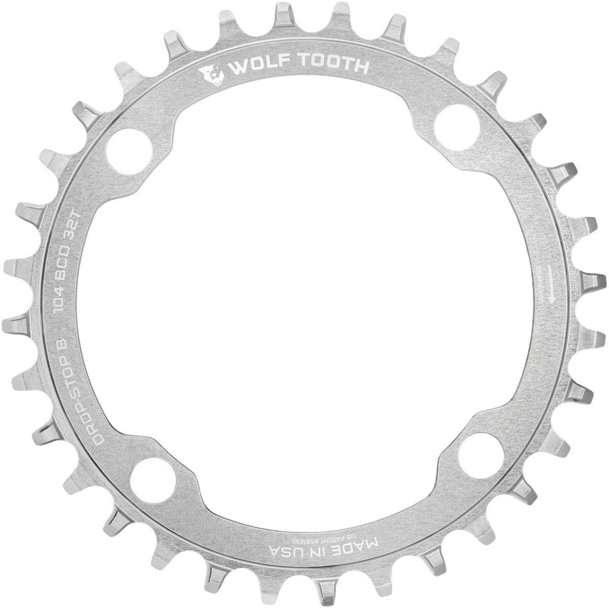 パーツ Wolf Tooth Drop-Stop 110 BCD 42T 110 BCD Gravel / CX / Road