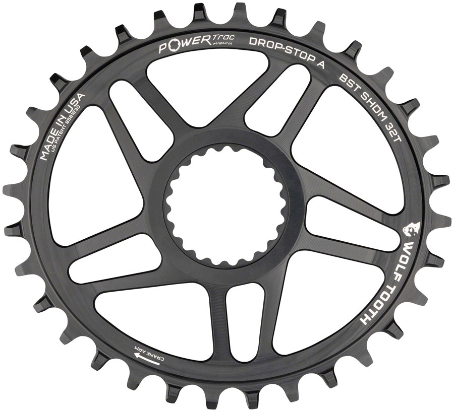 Wolf Tooth Elliptical Direct Mount Chainring for Shimano Boost Cranks - High Trails Cyclery | San CA