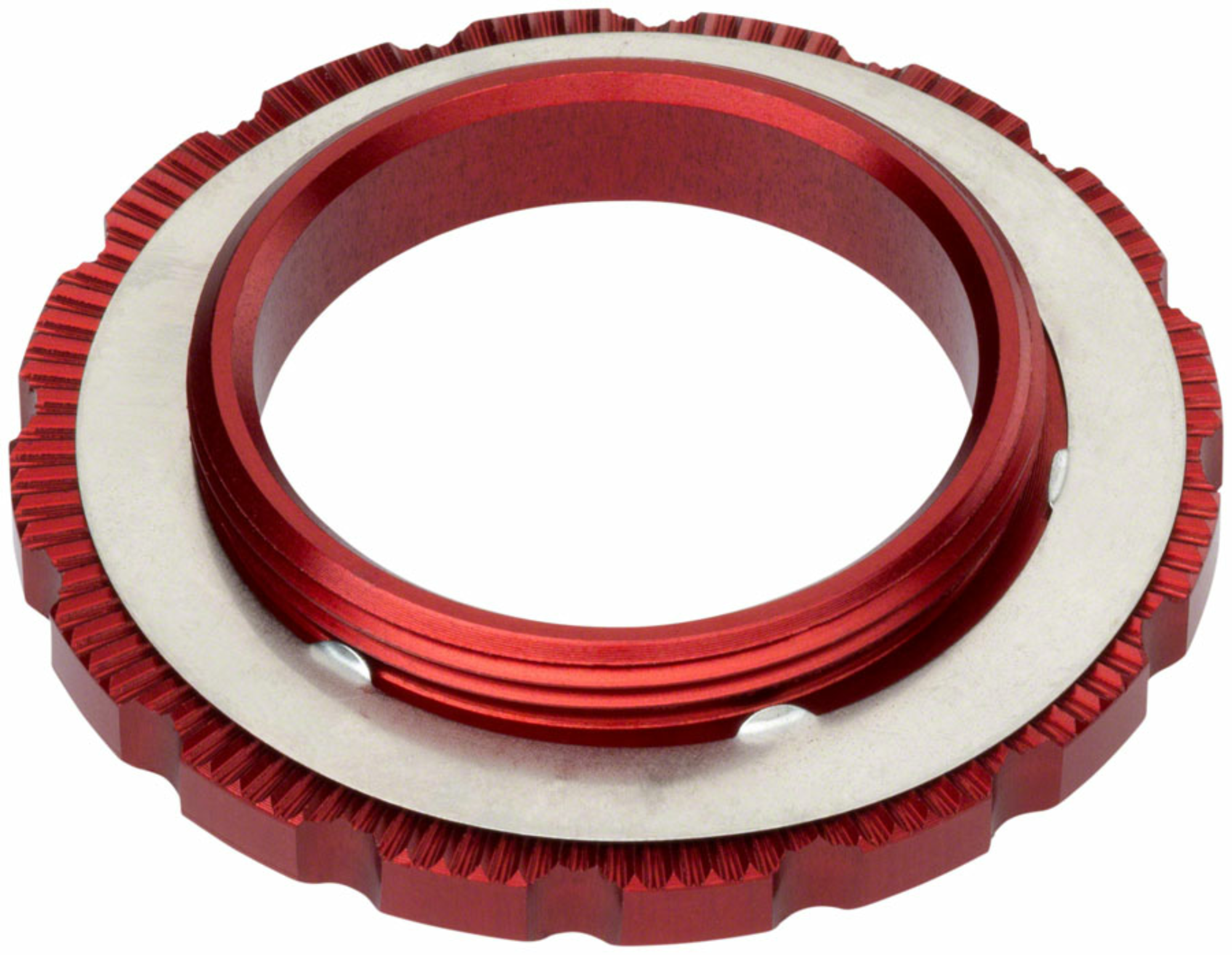 Wolf Tooth Wolf Tooth CenterLock Rotor Lockring - Red - Capp's