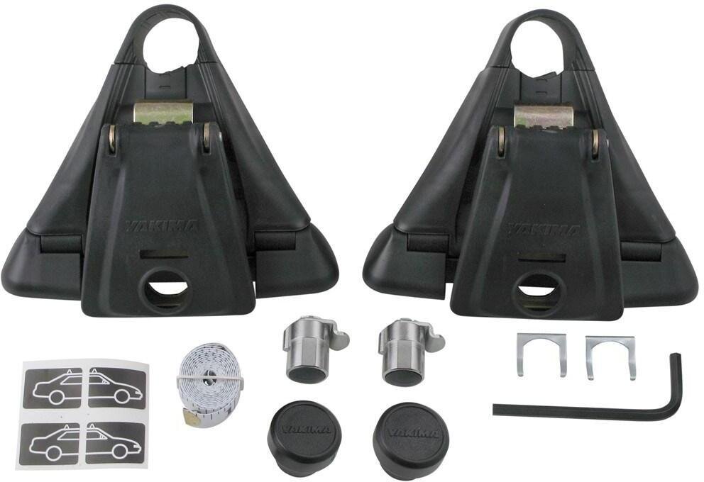 Yakima Q76 Q Tower Roof Rack Clips - Includes D Pads & Vinyl Pads, 2 Clips, Model #00676, Brand New In Box