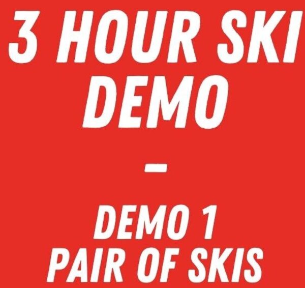 BBB SKI DEMO 3-HR (1 SKI)