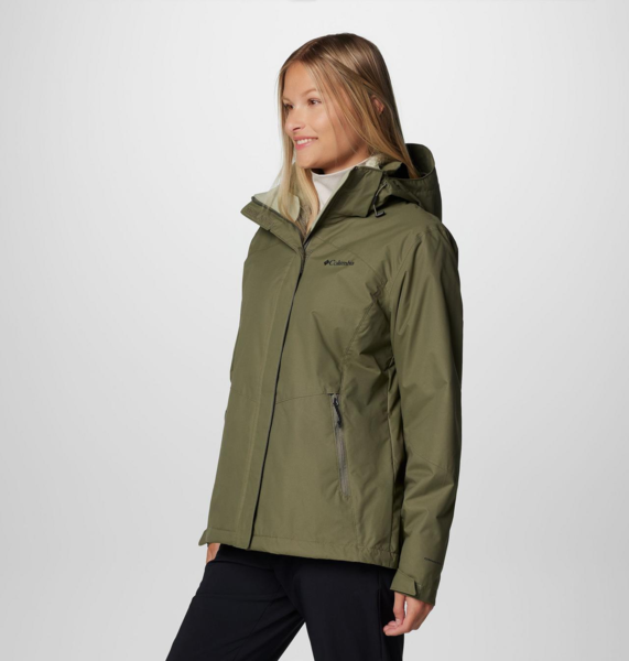 Columbia Women's Bugaboo III Fleece Interchange Jacket Color: Stone Green
