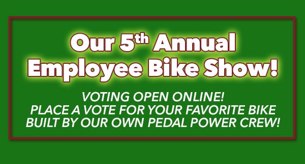 Our 5th Annual Employee Bike Show!