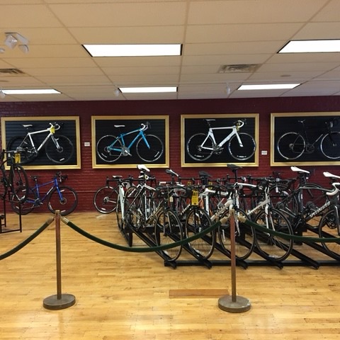Pedal Power Middletown, CT road bike display
