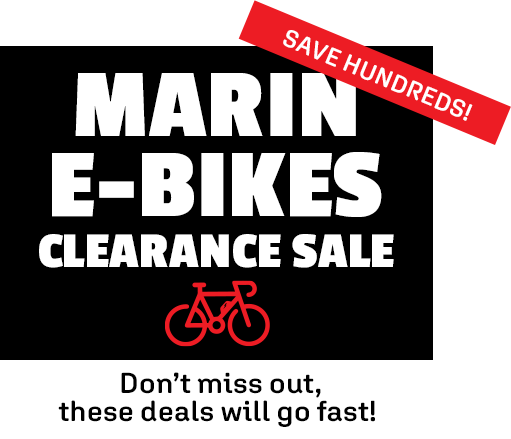 Marin E-Bikes Clearance Sale | Save Hundreds | Dont miss out, these deals will go fast!