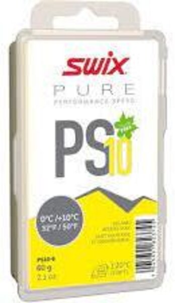 Swix PS10 Yellow Glide Wax 0°C to +10°C