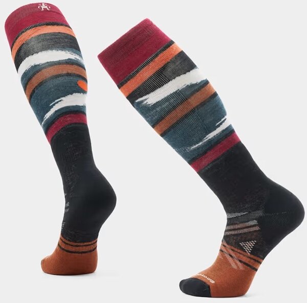 Smartwool Ski Full Cushion 'Midnight Ski Pattern' Over The Calf Sock - Unisex