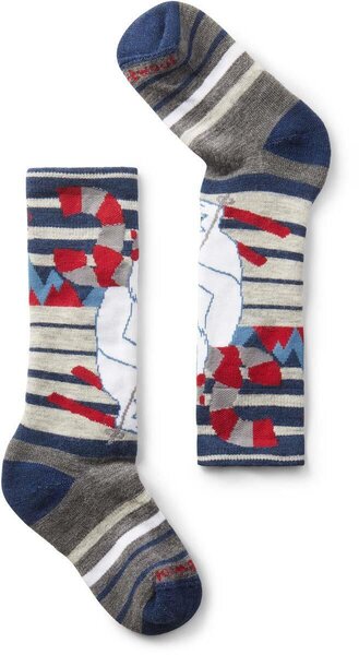 Smartwool Kids' Wintersport Full Cushion 'Yeti Pattern' Over The Calf Sock 