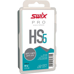 Swix HS5 Turquoise Glide Wax -10°C to -18°C