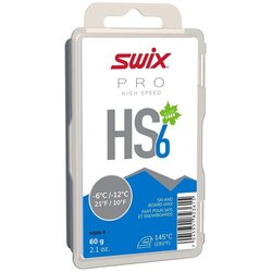 Swix HS6 Blue Glide Wax -6°C to -12°C