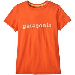 Patagonia W's '73 Text Logo Organic Ringer Tee