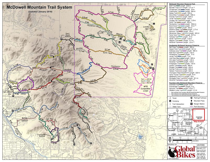 Mcdowells Mountain Trail System