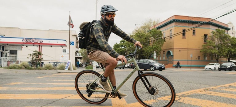 4 Bike riders on a trail riding Cervelo bikes