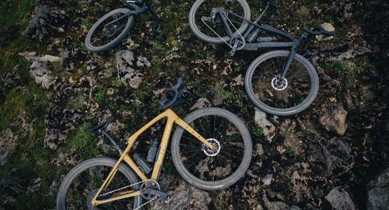 The new Specilaized Diverge STR bikes on the ground