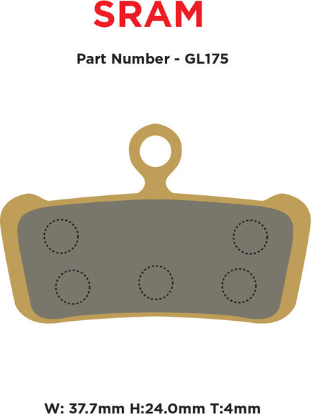 MTX Braking G2 / Guide / X0 | Brake Pads Compound: Gold Label HD