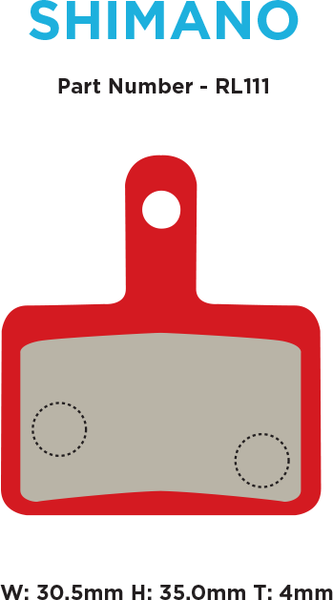 MTX Braking Deore / TRP / Tektro 2-piston | Brake Pads Compound: Red Label RACE