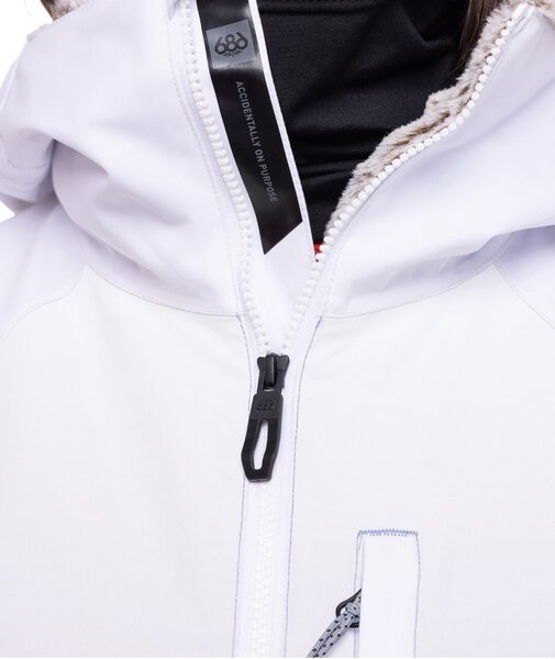 686 Women's Dream Insulated Jacket Color: White Mountain Sunset